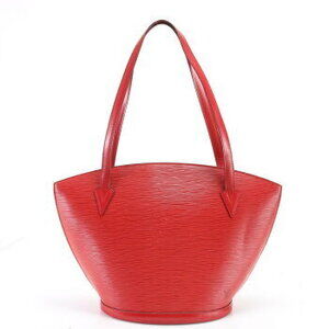 Louis Vuitton Epi Saint Jacques Shopping Tote Bag Castilian Red Shoulder